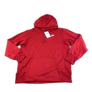 Nike Men's NWS Team Crimson Pullover Hoodie DX6946-613 Size Large
